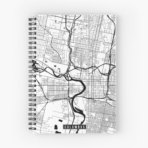 Item preview, Columbus, Ohio Street Map designed and sold by InkistPrints.