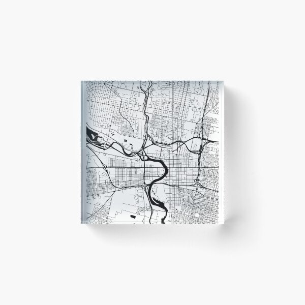 Item preview, Columbus, Ohio Street Map designed and sold by InkistPrints.
