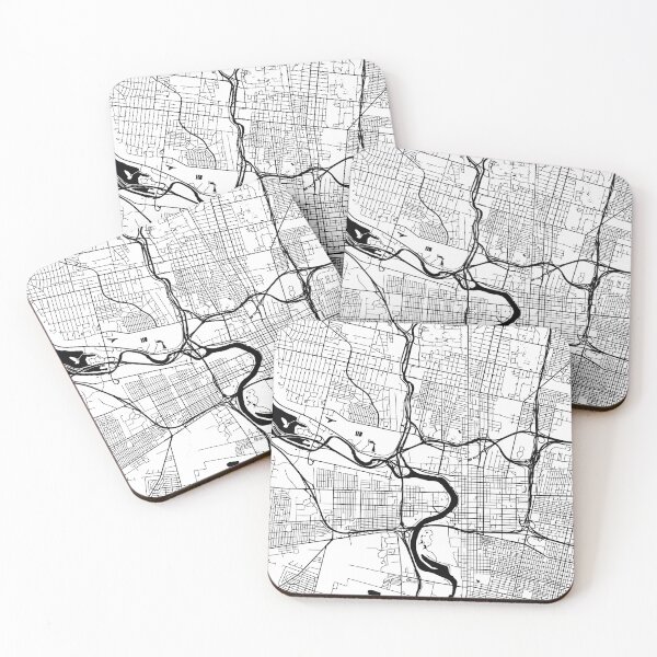 Item preview, Columbus, Ohio Street Map designed and sold by InkistPrints.