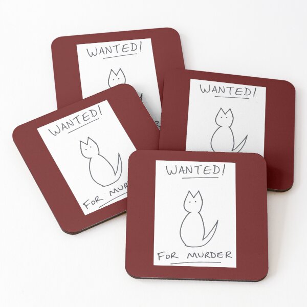 Item preview, murder cat designed and sold by 42ndart.