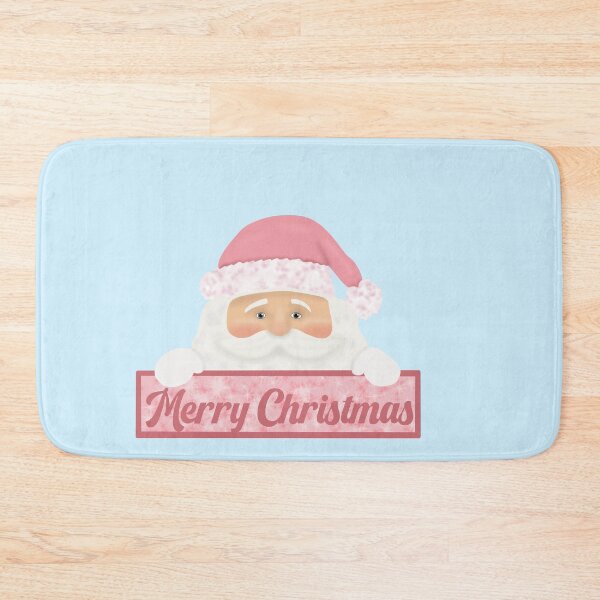 Item preview, Retro Vintage Pink Santa Claus merry Christmas  designed and sold by Becky-Marie.