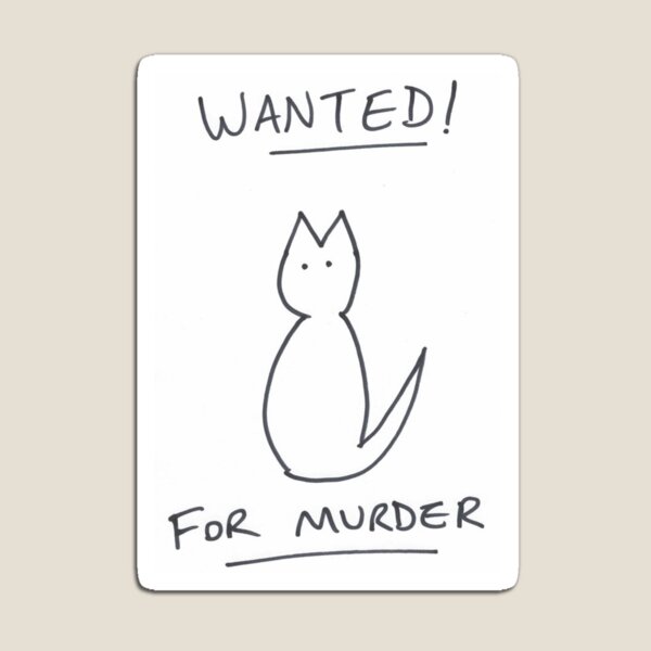 Item preview, murder cat designed and sold by 42ndart.