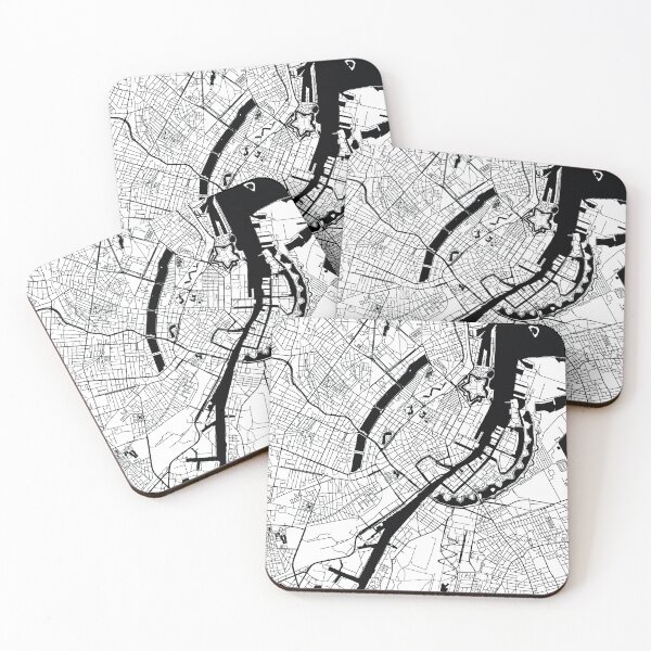 Item preview, Copenhagen, Denmark Street Map designed and sold by InkistPrints.