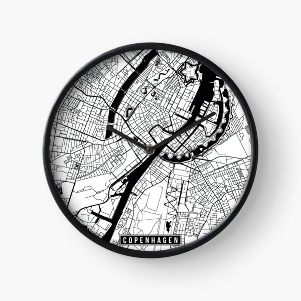 Item preview, Copenhagen, Denmark Street Map designed and sold by InkistPrints.