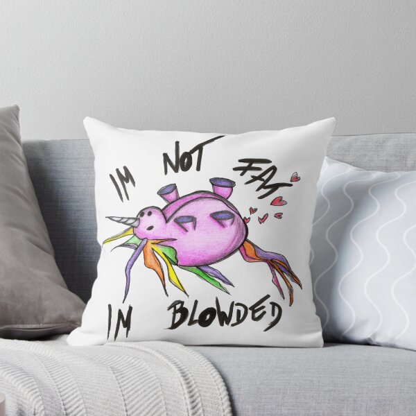 Item preview, Fat Unicorn Im Not Fat Im Blowded Art  designed and sold by HighArtDesigns.