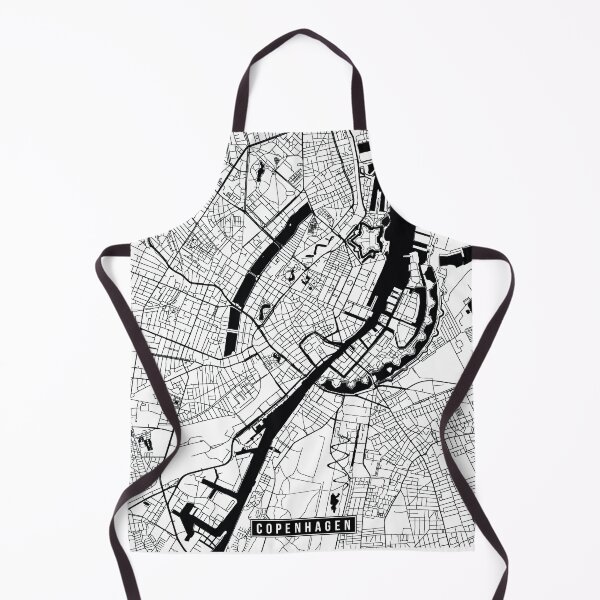 Item preview, Copenhagen, Denmark Street Map designed and sold by InkistPrints.