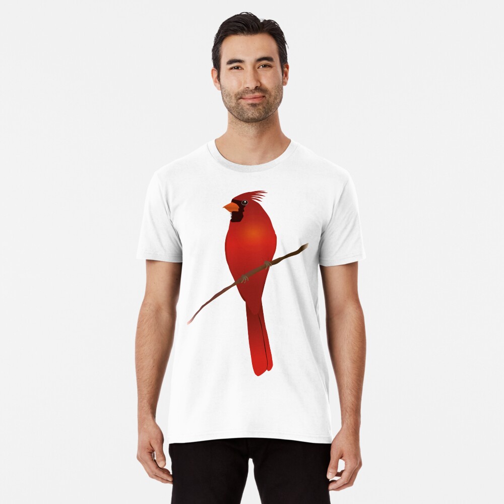 "A Northern cardinal bird" T-shirt by Bwiselizzy | Redbubble