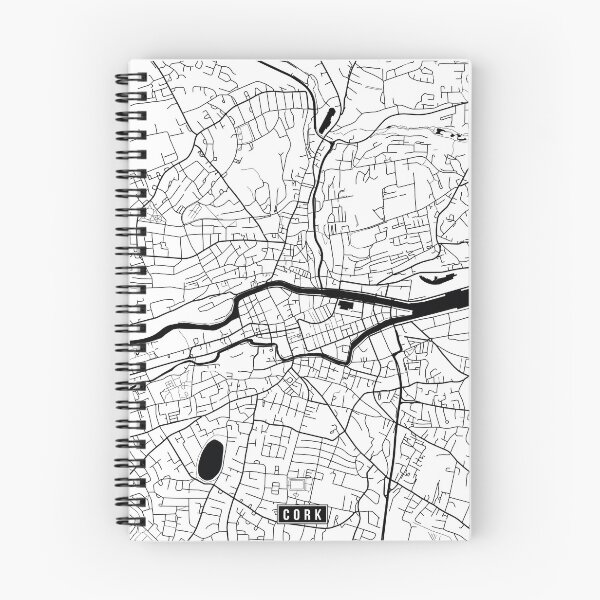 Item preview, Cork, Ireland Street Map designed and sold by InkistPrints.
