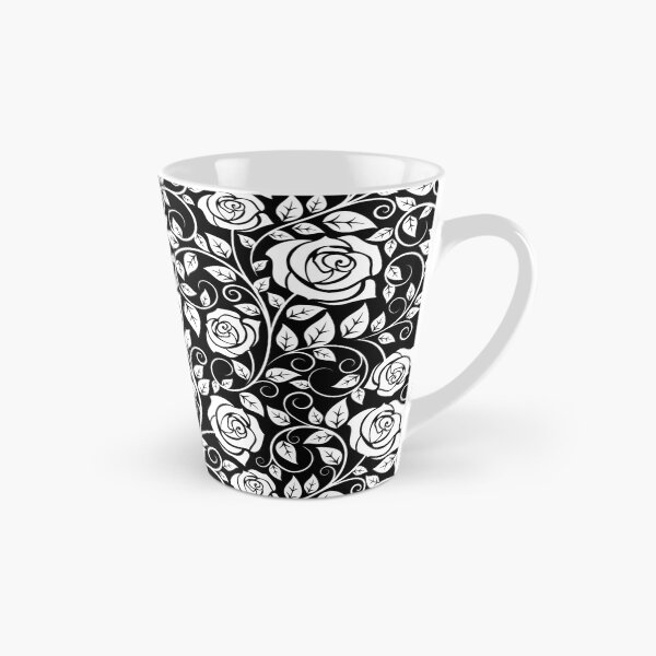 Item preview, White Rose Pattern designed and sold by LowBrowContent.