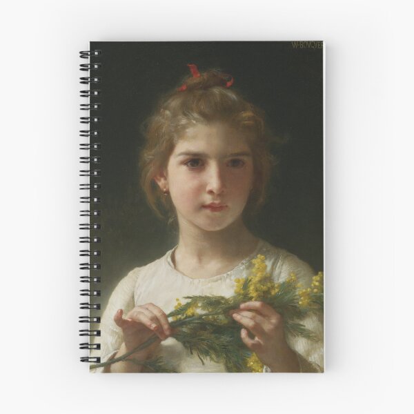 Item preview, Mimosa | William Bouguereau | 1899 French Nursery Art designed and sold by CJET.