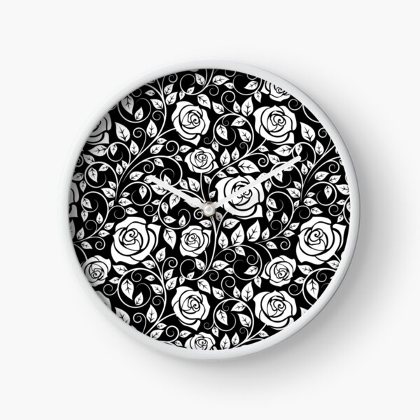 Item preview, White Rose Pattern designed and sold by LowBrowContent.