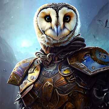 Imagen de la obra AI Generated Art, War Owl de RabbitHoleMI