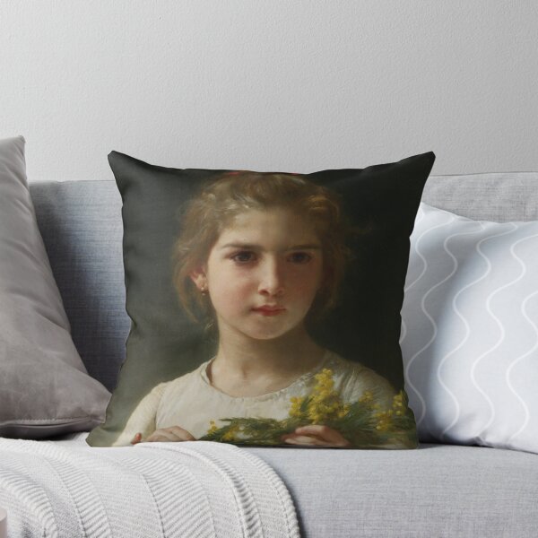 Item preview, Mimosa | William Bouguereau | 1899 French Nursery Art designed and sold by CJET.