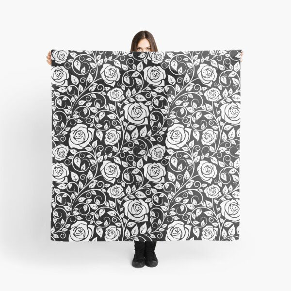Item preview, White Rose Pattern designed and sold by LowBrowContent.