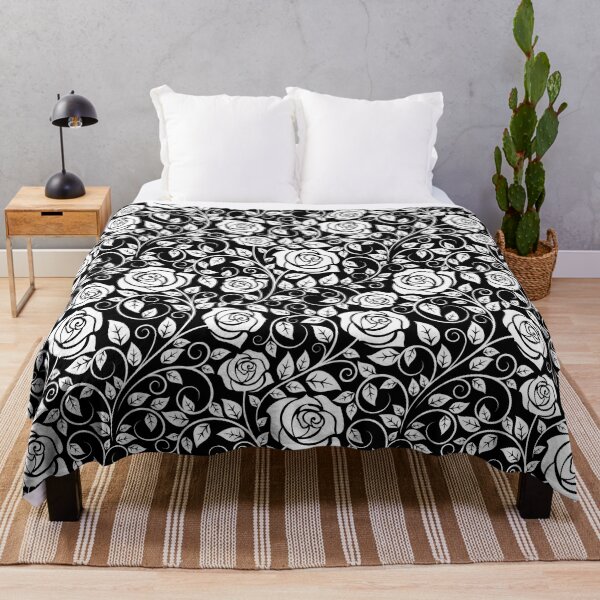 Item preview, White Rose Pattern designed and sold by LowBrowContent.