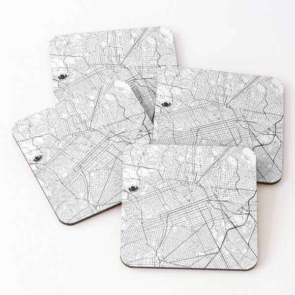 Item preview, Curitiba, Brazil Street Map designed and sold by InkistPrints.