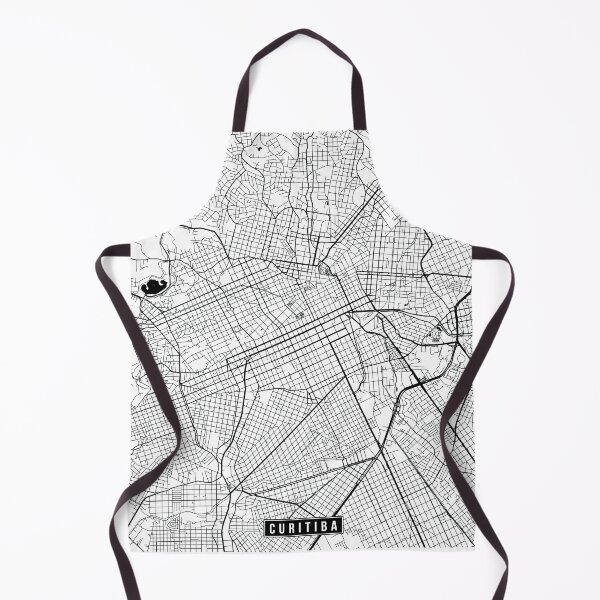 Item preview, Curitiba, Brazil Street Map designed and sold by InkistPrints.