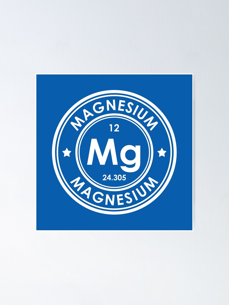 "Magnesium Element" Poster for Sale by Emllea Redbubble