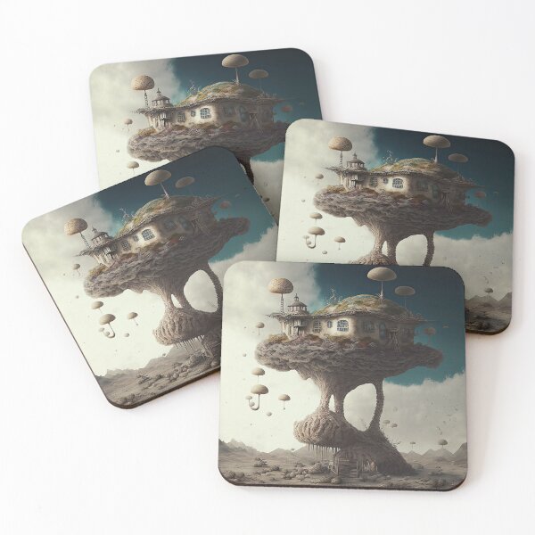 Item preview, Weird treehouse fantasy art designed and sold by mrlongfield.