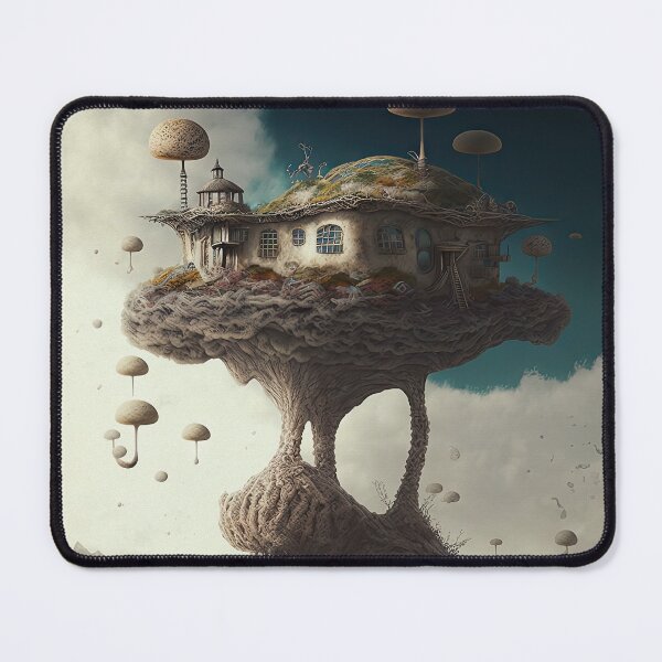 Item preview, Weird treehouse fantasy art designed and sold by mrlongfield.