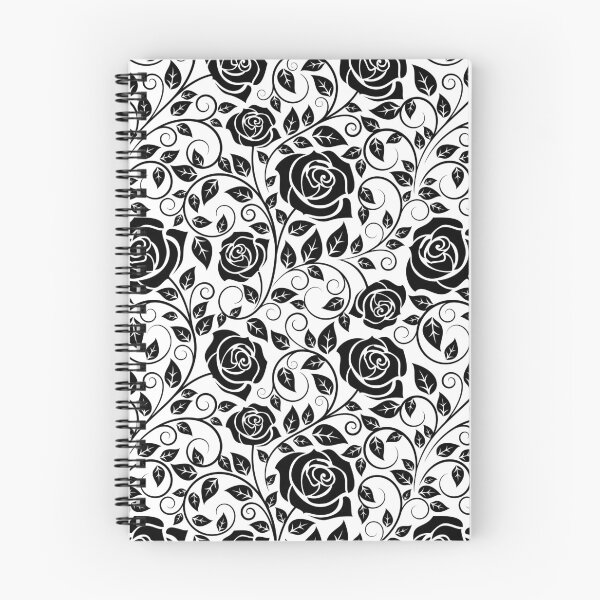 Item preview, Black Rose Pattern designed and sold by LowBrowContent.