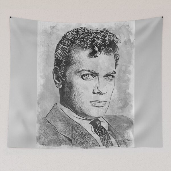 Item preview, Tony Curtis Art - watercolor bw - D44 designed and sold by DecoVintage.