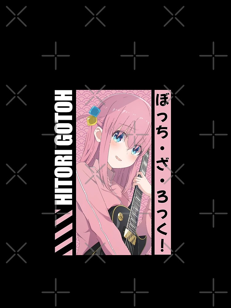 Aperçu 5 sur 5. T-shirt graphique avec l'œuvre Hitori Gotou - Bocchi le Rocher ! créée et vendue par Neelam789.