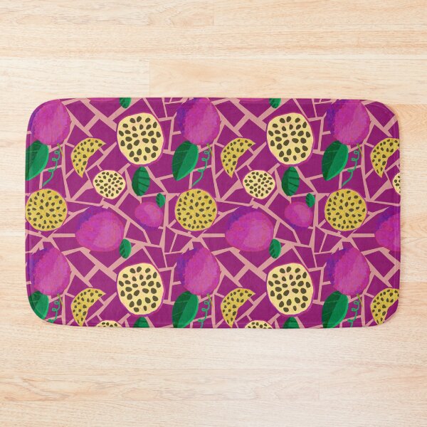 Item preview, Passionfruit repeating pattern pink designed and sold by Yumikit.