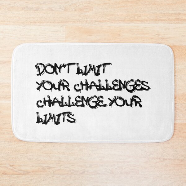 Item preview, Best Triathlon Quotes For Athletes Don't Limit Your Challenges Challenge Your Limits Always designed and sold by Sonatablue.