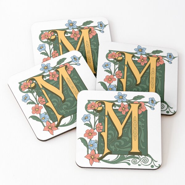 Item preview, Art Nouveau Letter M, Ornamental Letter M, Art Deco designed and sold by NatureFood.