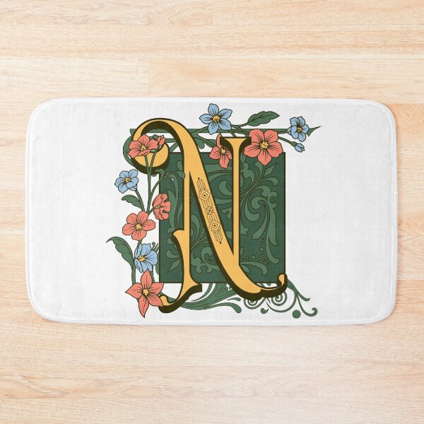 Item preview, Art Nouveau Letter N, Ornamental Letter N, Art Deco designed and sold by NatureFood.