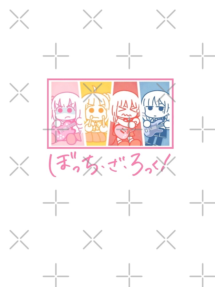 Aperçu 5 sur 5. T-shirt graphique avec l'œuvre Hitori Gotou - Bocchi le Rocher ! créée et vendue par Neelam789.