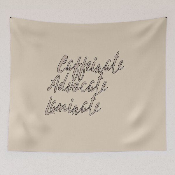 Item preview, caffeinate advocate laminate designed and sold by hanaa01.