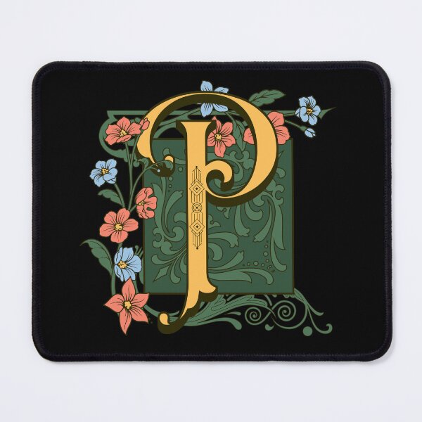 Item preview, Art Nouveau Letter P, Ornamental Letter P, Art Deco designed and sold by NatureFood.