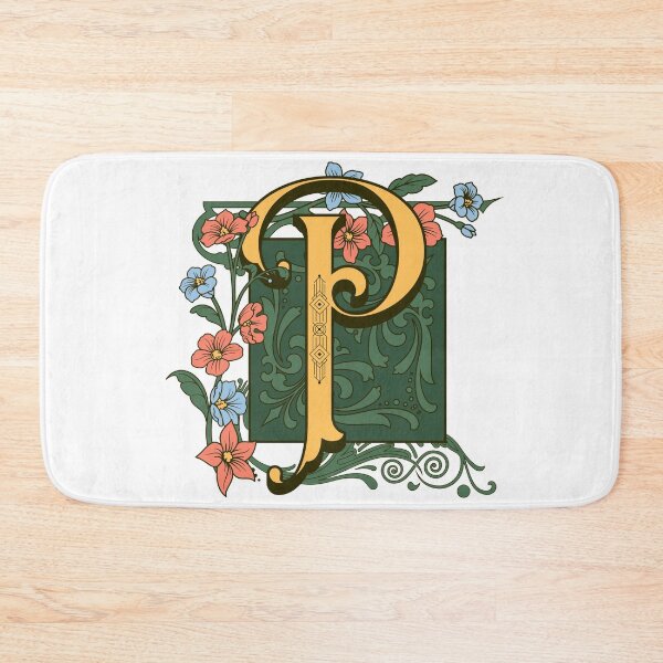 Item preview, Art Nouveau Letter P, Ornamental Letter P, Art Deco designed and sold by NatureFood.