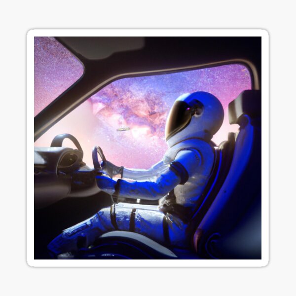 Galaxy Racer Sticker