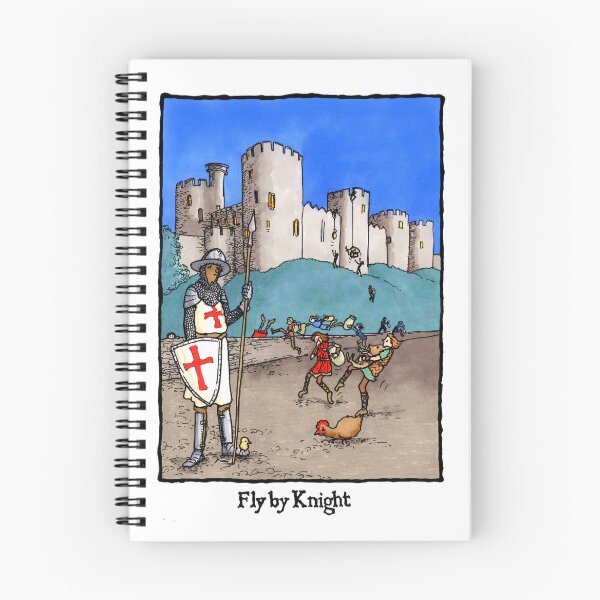 Item preview, Fly by Knight - Medieval humour designed and sold by MNoblestudio.