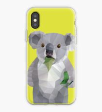 Koala with Koalafication Polygon Art iPhone Case