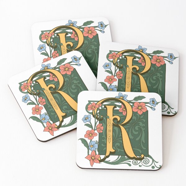 Item preview, Art Nouveau Letter R, Ornamental Letter R, Art Deco designed and sold by NatureFood.