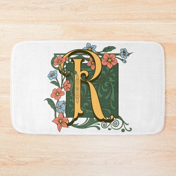 Item preview, Art Nouveau Letter R, Ornamental Letter R, Art Deco designed and sold by NatureFood.