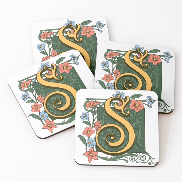 Item preview, Art Nouveau Letter S, Ornamental Letter S, Art Deco designed and sold by NatureFood.