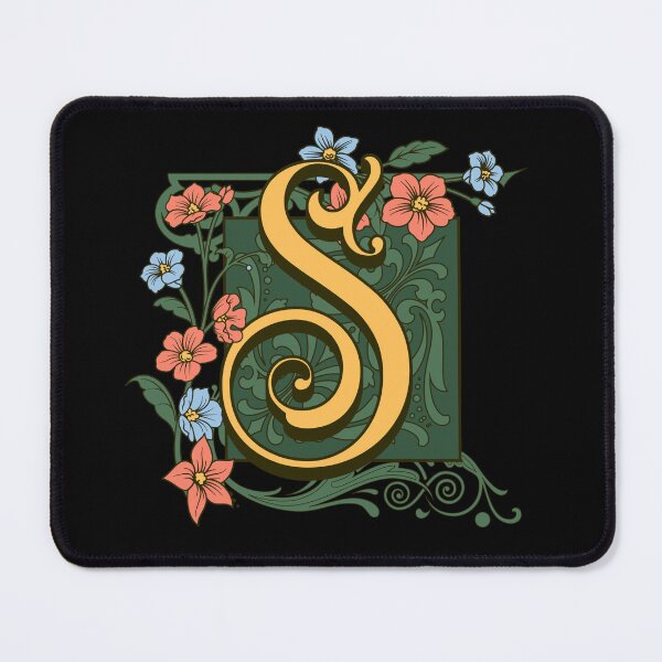 Item preview, Art Nouveau Letter S, Ornamental Letter S, Art Deco designed and sold by NatureFood.