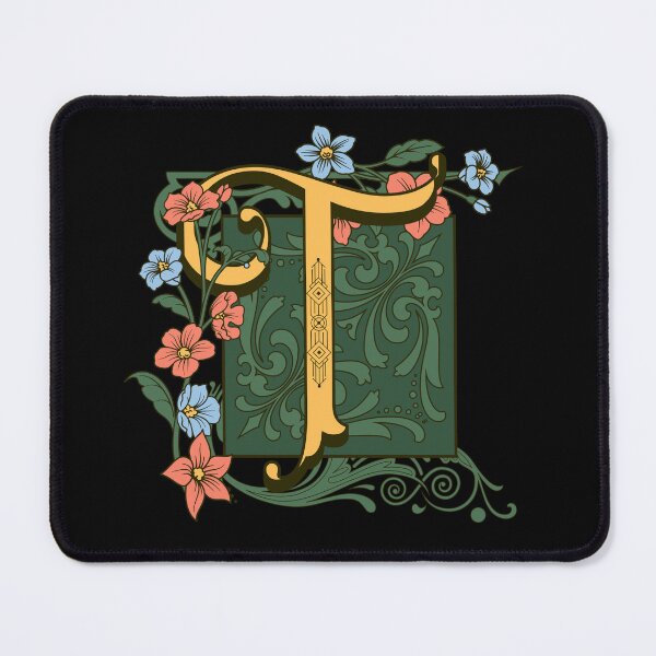 Item preview, Art Nouveau Letter T, Ornamental Letter T, Art Deco designed and sold by NatureFood.