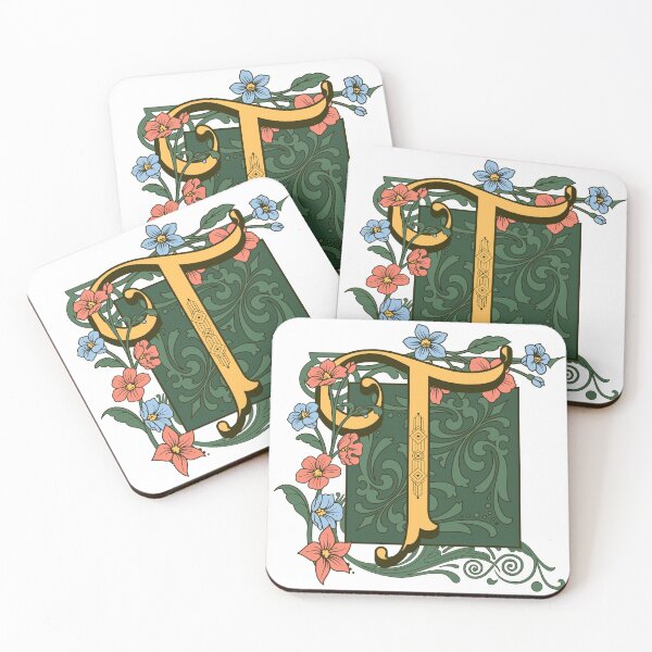 Item preview, Art Nouveau Letter T, Ornamental Letter T, Art Deco designed and sold by NatureFood.