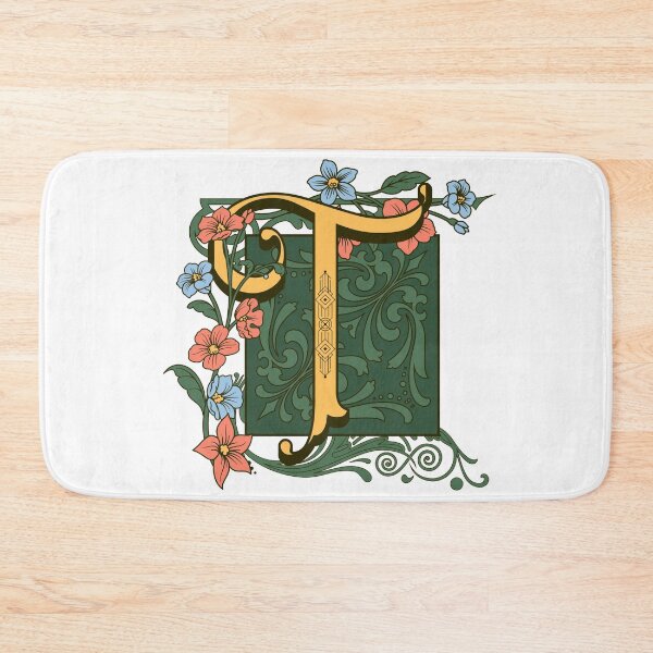Item preview, Art Nouveau Letter T, Ornamental Letter T, Art Deco designed and sold by NatureFood.