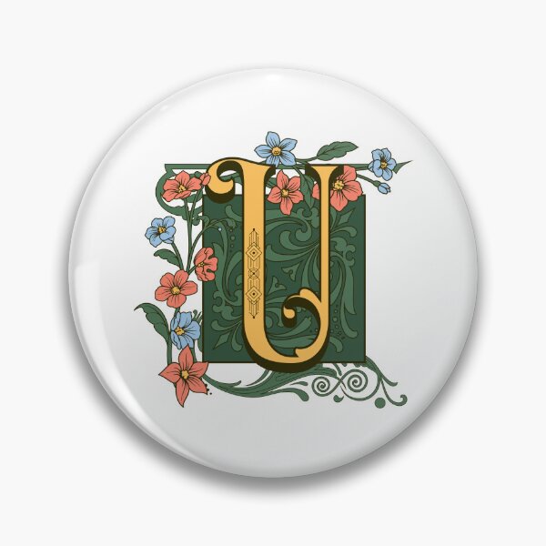 Item preview, Art Nouveau Letter U, Ornamental Letter U, Art Deco designed and sold by NatureFood.