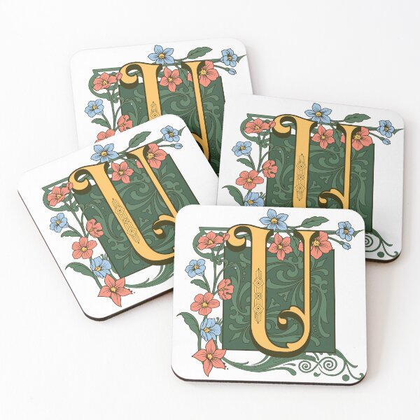Item preview, Art Nouveau Letter U, Ornamental Letter U, Art Deco designed and sold by NatureFood.