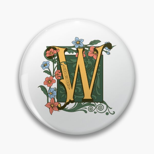 Item preview, Art Nouveau Letter W, Ornamental Letter W, Art Deco designed and sold by NatureFood.