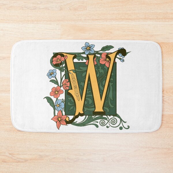 Item preview, Art Nouveau Letter W, Ornamental Letter W, Art Deco designed and sold by NatureFood.