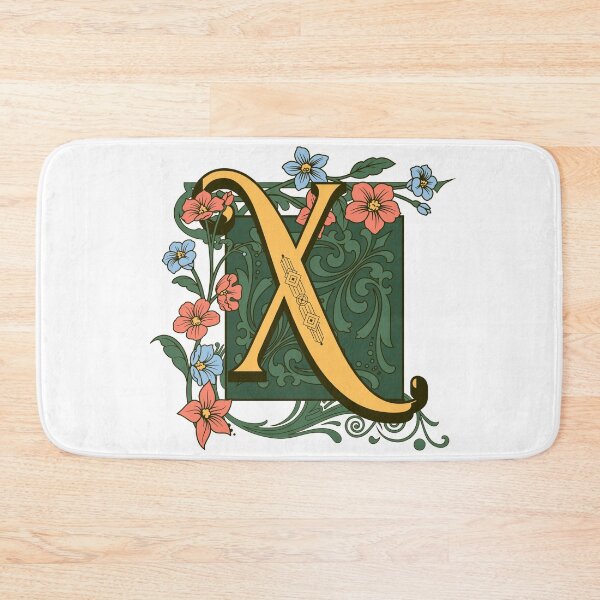 Item preview, Art Nouveau Letter X, Ornamental Letter X, Art Deco designed and sold by NatureFood.